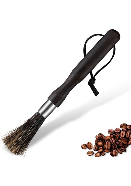 Kahve Değirmeni Temizleme Fırçası Kıllar ile Kordon Kahve Makinesi Fırça Temizleyici Aracı Barista Ev Mutfak Için (Yurt Dışından)