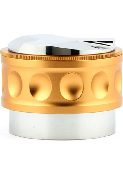 58MM Kahve Dağıtıcı ve Sabotaj Çift Kafa Kahve Dengeleyici Ayarlanabilir Derinliğe Uygun - Profesyonel Espresso El Sabotajları Altın (Yurt Dışından)