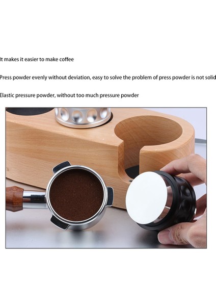 58MM Kahve Dağıtıcı ve Sabotaj Çift Kafa Kahve Dengeleyici Ayarlanabilir Derinliğe Uygun - Profesyonel Espresso El Sabotajları Altın (Yurt Dışından) fırsatları