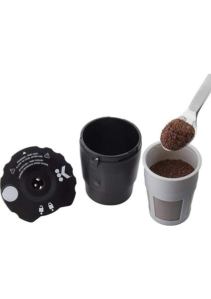 My K Cup 1.0/2.0 Tüm Ev Kahve Makineleri ile Uyumlu Kahve Yeniden Kullanılabilir Kahve Filtresi Siyah (Yurt Dışından) fiyatları