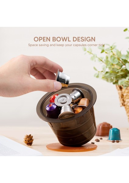 Kahve Saklama Kutusu Ayrılabilir Kullanışlı Kahve Kapsül Rafı Mini Saklama Kutusu Kahve Rafı (Yurt Dışından) fırsatları