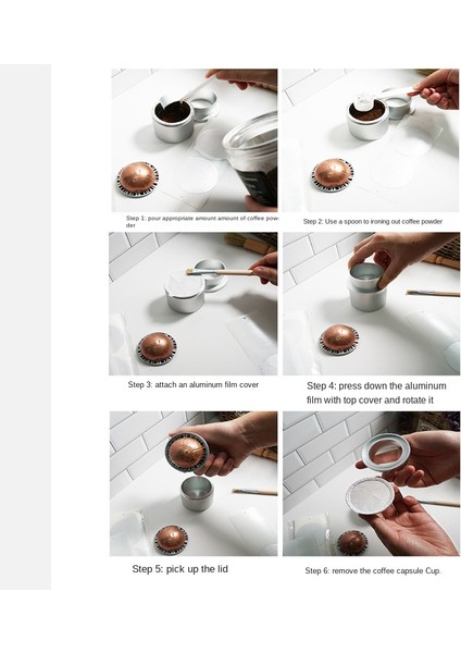 Yeniden Kullanılabilir Vertuo Metal Kapsül Dolum Aracı Dolum Kiti Alüminyum Raf, Fırça Kaşık Pod Gümüş ile Vertuoline Için (Yurt Dışından) fırsatları