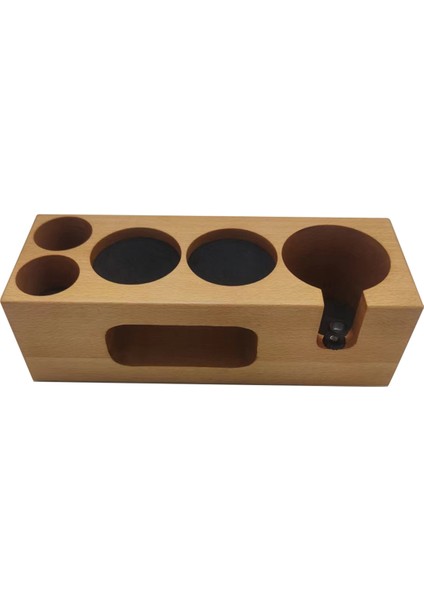 Kahve Sabotaj Tutucu Filtre Standı Ahşap Dolum Tabanı Espresso Dağıtıcı Mat Raf Kahve Makinesi Araçları AKSESUARLARI-58MM (Yurt Dışından)