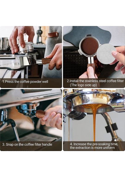 Sage 8 Serisi 870/875/878/880 Sage Filtre Tutucu Için 54MM Puck Süzgeçli 54MM Dipsiz Portafilter (Yurt Dışından) indirimleri