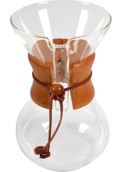 800ML Kahve Makinesi Üzerine Dökün, Cam Sürahi ve Yeniden Kullanılabilir Filtre ile Manuel Kahve Damlatıcı Brewer, Gerçek Açık Kahverengi Ahşap Kollu (Yurt Dışından)