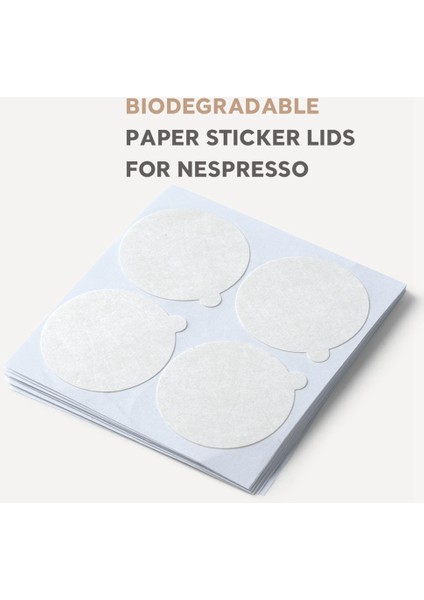 100 Adet Kağıt Kapakları Mühürler Çıkartmalar Dolum Için Tek Kullanımlık Boş Kahve Pod Yeniden Kullanılabilir Kapak 36MM (Yurt Dışından) indirimleri