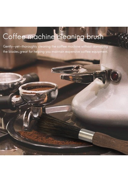 Kahve Değirmeni Toz Temizleme Fırçası Kahve Makinesi Fırçası Ahşap Saplı Domuz Kıl Toz Alma Espresso Fırçası Barista Için (Yurt Dışından) modelleri