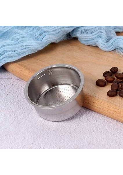 4 Adet 51MM 2 Bardak 4 Bardak Paslanmaz Çelik Kahve Makinesi Filtresi Gözenekli Tek Katmanlı Toz Tekneli Toz Kase (Yurt Dışından) indirimleri