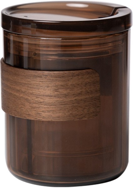 Taşınabilir 3-In-1 El Dökün Cezve Seti Taşınabilir Filtre Filtreli Fincan Filtre Seyahat Kahve El Dökün Fincan, Kahverengi-Şeffaf (Yurt Dışından)