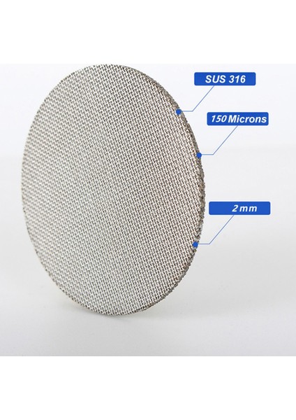 Portafilter Kahve Makinesi Için 51MM Temaslı Duş Ekranı Filtre Örgüsü Evrensel Olarak Kullanılan Kalınlık 2mm (Yurt Dışından)