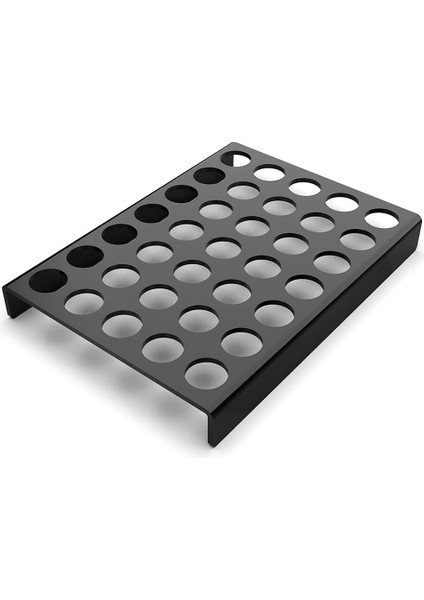 35 Delik Akrilik Kahve Kapsül Vitrin Rafı Kahve Çekirdeği Depolama Rafı Kahve Dükkanı K Fincan Bitirme Tepsisi 2 (Yurt Dışından)