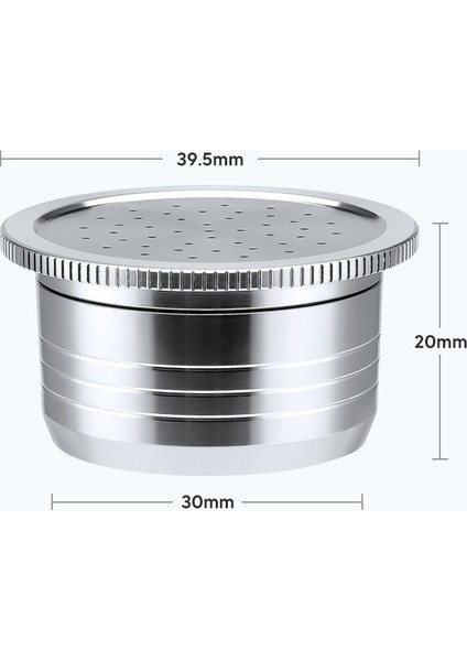 Makine Yeniden Kullanılabilir Filtre Kahve Kapsülleri Için Paslanmaz Çelik Doldurulabilir Espresso Kahve Makinesi Kapsülü (Yurt Dışından) fiyatları