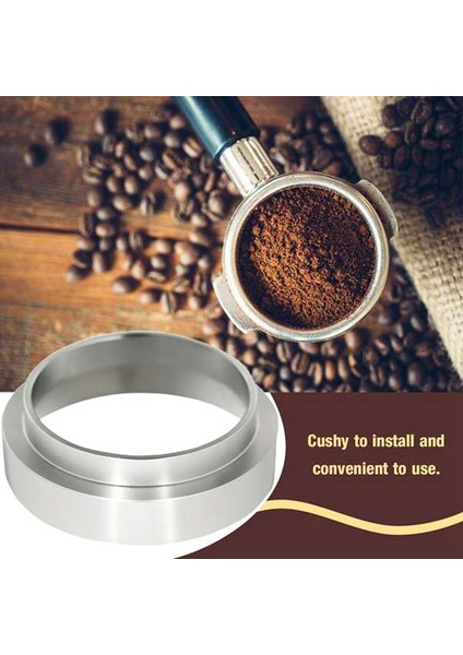 Alüminyum Ölçüm Halkası, Bir Kase Kahve Tozu Demlemek Için Kullanılır, Espresso Aracı, 2 Paket Gümüş (51MM +58MM) (Yurt Dışından) indirimleri