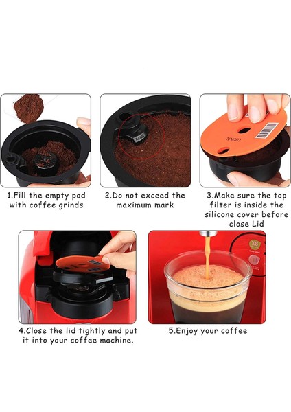 -S Makinesi Doldurulabilir Filtre Yapıcı Pod Için 180ML Yeniden Kullanılabilir Kahve Kapsülü Kapsülleri (Yurt Dışından) fiyatları