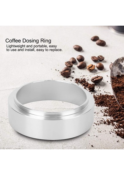 1 Kahve Makinesi Dağıtım Cihazı Toz Alma Cihazı Uçmayı Önleyen Toz Döngüsü Kahve Filtresi Aksesuarı (54MM) (Yurt Dışından)