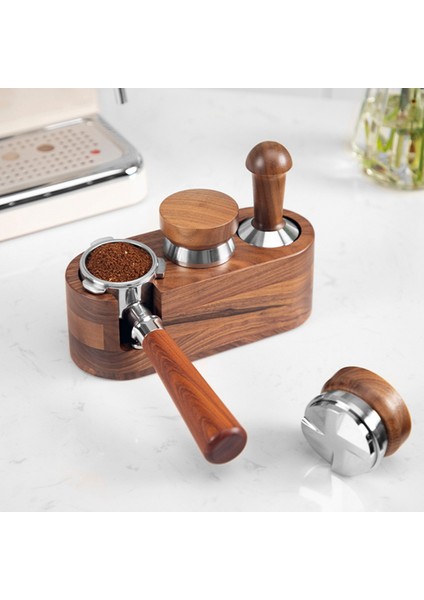 53MM Paslanmaz Çelik Kahve Bezi Tozu Cihazı Huanghuali Üç Yapraklı Kahve Makinesi Preslemesiz Toz Aletleri (Yurt Dışından) indirimleri