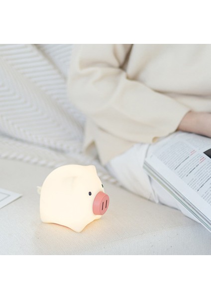 Güzel LED Işık Basın Lambaları Sevimli Gülümseme Yüz Yavru Gece Lambası Çocuk Yatak Odası Masa Masa Dekoru Mini LED Lamba Ampulü (Mavi) (Yurt Dışından)