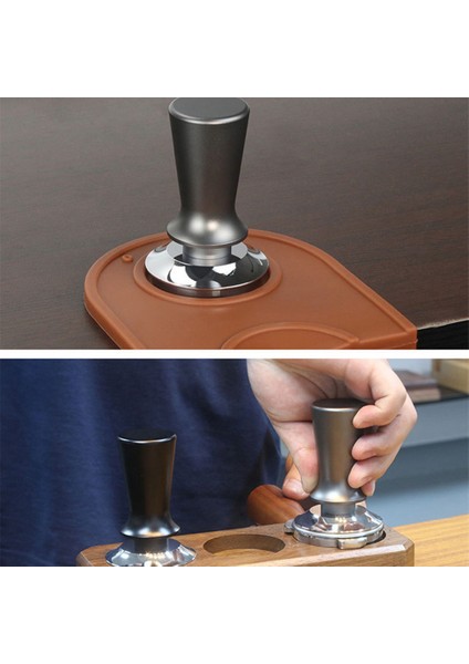 Kahve ve Espresso Için Kalibre Edilmiş Basınç Sabotajı - 53MM Yaylı 304 Paslanmaz Çelik (Yurt Dışından)