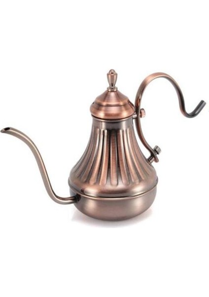 Paslanmaz Çelik Cezve 420 ml Kraliyet Kahve Damlama Potu Ince Ağız Cezve Uzun Deve Boynu Bacalı Dökün (Yurt Dışından)