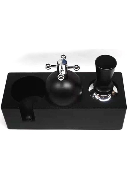 58MM Espresso Distribütörü Kahve Sabotaj Portafilter Standı Destek Tabanı Raf Kahve Filtresi Tutucu Köşe Barista Araçları (B) (Yurt Dışından)