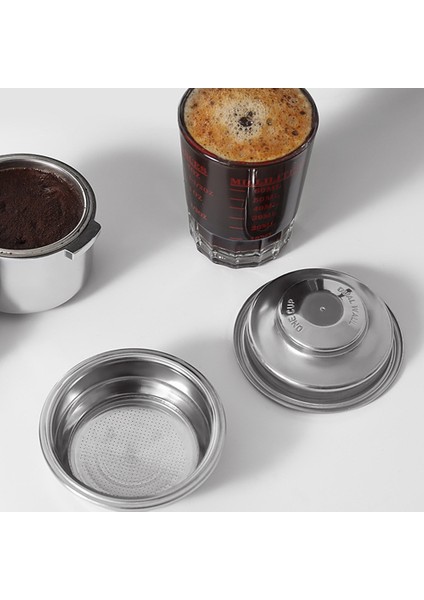 2 Paket Paslanmaz Çelik Çift Katmanlı Toz Kase Kahve Makinesi Kolu Filtresi 51MM Evrensel Aksesuarlar, B (Yurt Dışından) indirimleri