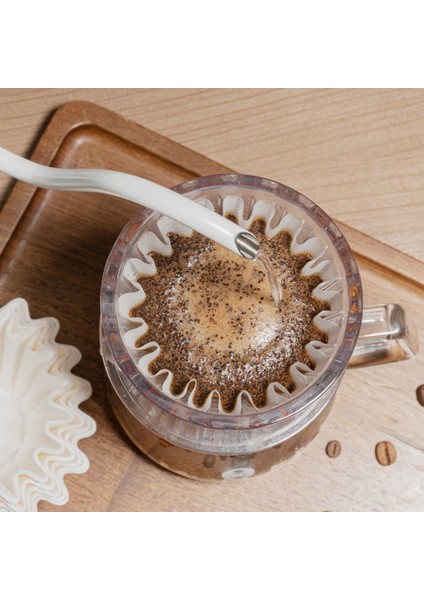 B75 Dalga Kahve Damlatıcı Kristal Göz Kahve Filtresi Üzerine Dökün Pctg 1-2 Bardak Kahve Makinesi Tekdüzeliği Artırın Siyah (Yurt Dışından) modelleri