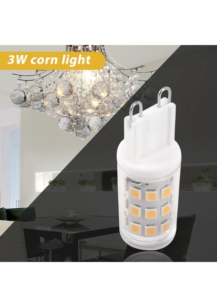 G9 LED Ampuller, 3W Halojen Ampuller, G9 Soket Enerji Tasarruflu LED Lamba, Doğal Beyaz, 360LM, Ac 220-240V,5 Paket (Yurt Dışından) fırsatları