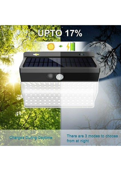 4 Paket 206 LED Güneş Işıkları Powered Pır Hareket Sensörü Işık Açık Bahçe Güvenlik Sel Lambası (Yurt Dışından) indirimleri