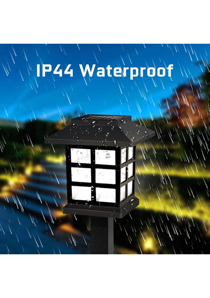 Dış Mekan Güneş Enerjili Sokak Lambası-Su Geçirmez LED Güneş Enerjili Sokak Lambası Dış Mekan Avlu Yolları Manzaraları Için Uygun-B (Yurt Dışından) indirimleri