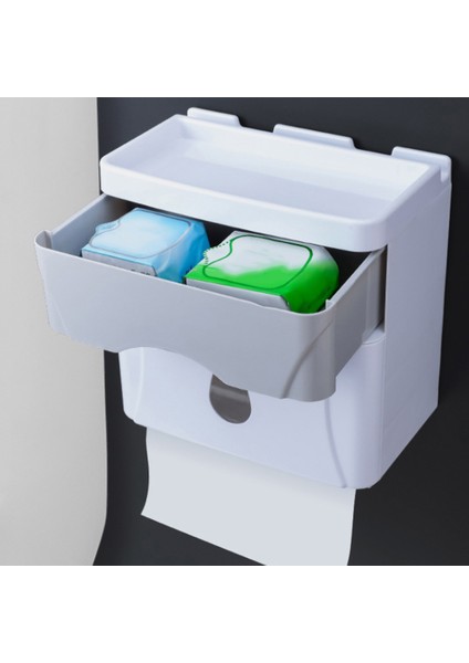 Rulo Kağıt Mendil Çekmeceli Tuvalet Kağıdı Tutacağı El Kağıt Havlu Dispenseri Duvara Monte Kağıt Mendil (Yurt Dışından) indirimleri