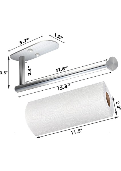 Dolap Altı Mutfak Kağıtlığı - Kendinden Yapışkanlı Veya Delici Mutfak Havlulukları - Banyo Için Kağıt Havluluk (Yurt Dışından) fiyatları