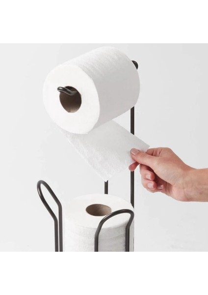 Paslanmaz Çelik Zemin Ayaklı Kağıt Rulo Havluluk Standı Organizatör Tuvalet Kağıdı Rafı Banyo Dikey Depolama Sepeti (Yurt Dışından) indirimleri