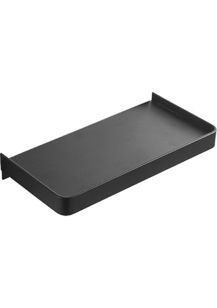 Banyo Rafı Telefon Depolama Rafı Raflar Paslanmaz Çelik Duvara Monte Duş Sepeti Tutucu Telefon Tutucu (Siyah) (Yurt Dışından)