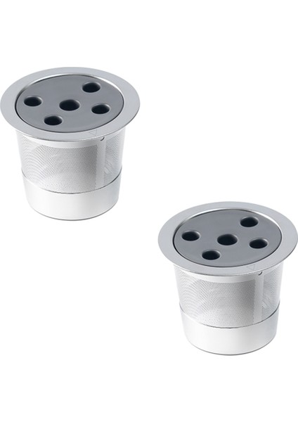 Beş Delikli Paslanmaz Çelik Yeniden Kullanılabilir K Bardaklar Plus Kahve Makinesi Için K-Cups Kahve Filtre Bölmeleri (Yurt Dışından)