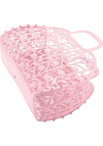 Banyo Içi Boş Yıkama Depolama Sepeti Çıkarılabilir Duş Sepeti Plastik Banyo Sepeti Alışveriş Sepeti Aile Depolama Organizasyonu Pembe (Yurt Dışından)