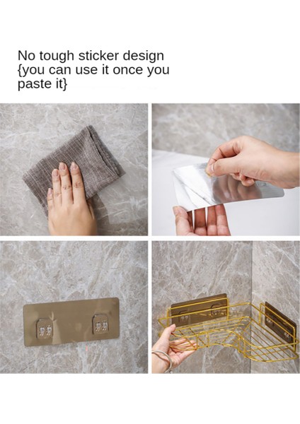 Paslanmaz Çelik Banyo Rafı Banyo Havlu Rafı Yumruk Duvar Asılı Tuvalet Depolama Rafı Banyo Donanım Seti B (Yurt Dışından) indirimleri