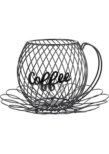 Kahve Pod Tutucu ve Düzenleyici Kupa, Fincan Kaleci Kahve ve Espresso Pod Tutucu, Kahve Kupa Saklama Sepeti (Yurt Dışından)