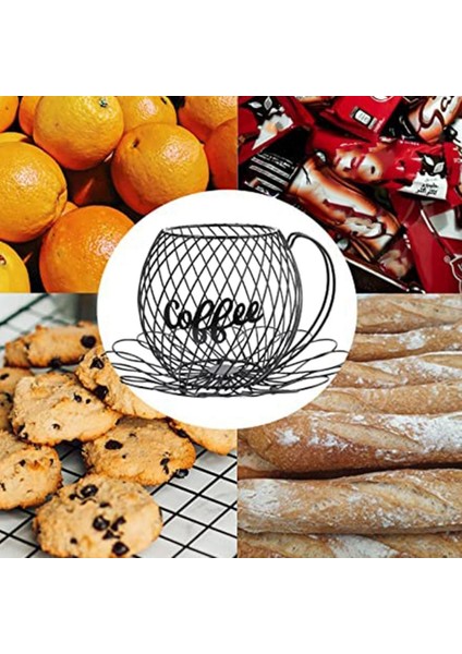 Kahve Pod Tutucu ve Düzenleyici Kupa, Fincan Kaleci Kahve ve Espresso Pod Tutucu, Kahve Kupa Saklama Sepeti (Yurt Dışından) fiyatları