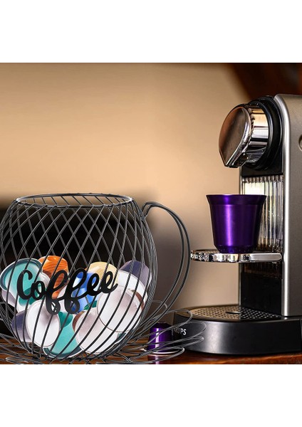 Kahve Pod Tutucu ve Düzenleyici Kupa, Fincan Kaleci Kahve ve Espresso Pod Tutucu, Kahve Kupa Saklama Sepeti (Yurt Dışından) fırsatları