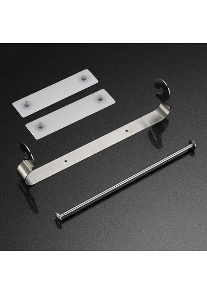 Ev Mutfak ve Banyo Için Dolap Altında Yapışkanlı Kağıt Havluluk Fırçalanmış Kolay Yırtılabilir Çıkarılabilir Paslanmaz Çelik Duvara Monte ve Sondaj Yok - Gümüş (Yurt Dışından) modelleri