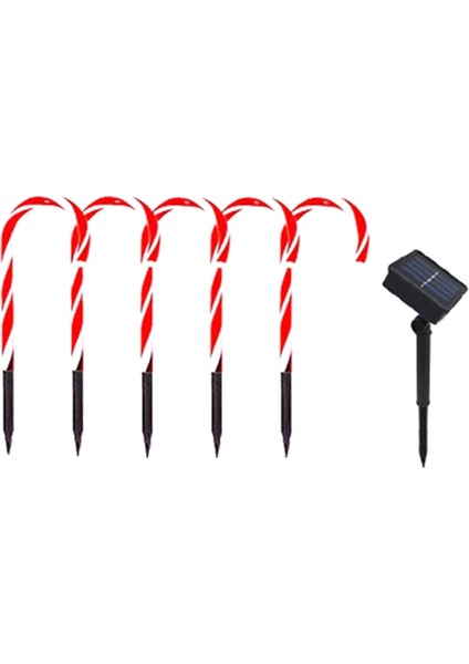 Dört Güneş Lolipop Işıkları Için Bir Açık Su Geçirmez LED Noel Şeker Işıkları Tatil Dekorasyon Çim Işıkları (Yurt Dışından) fiyatları