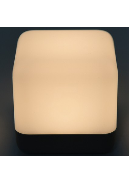 Uyku Işığı ile USB Şarj Kare Çevirme Zamanlayıcı Gece Lambası LED Enerji Tasarruflu Masa Lambası-Açık Gri (Yurt Dışından) indirimleri