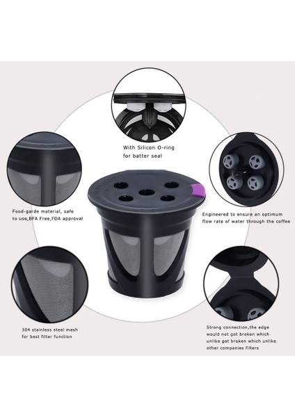 2.0 Için Doldurulabilir Kahve Filtreleri Bardak Uyumluluğu, Yeniden Kullanılabilir Bardak Kapsülü Kahve Filtreleri, Yeniden Kullanılabilir Kapsüller (Yurt Dışından) modelleri