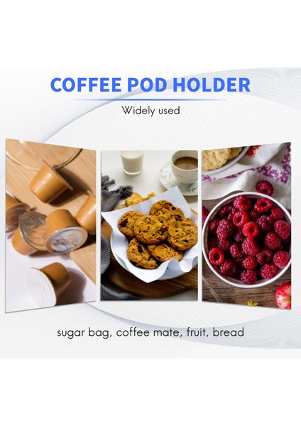 Kahve Kapsülü Depolama Sepeti Kahve Fincanı Sepeti Kahve Kapsülü Organizatör Tutucu Kahve Kapsülü Tutucu Kahve Aksesuarları (Altın) (Yurt Dışından) indirimleri