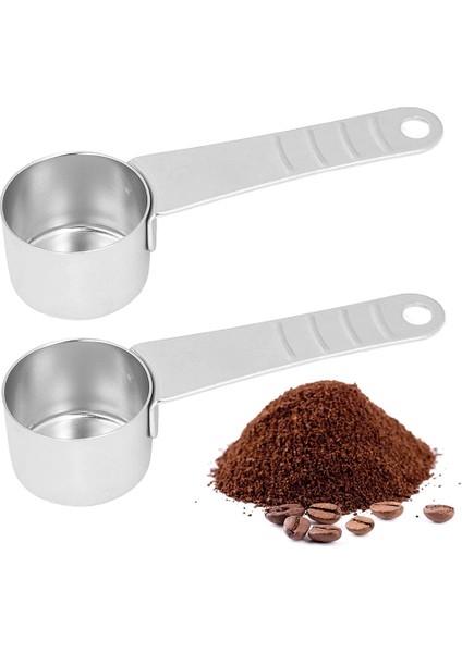 Adet Paslanmaz Çelik Kahve Kaşıkları, Sağlam Dayanıklı Süt Tozu Ölçüm Kaşıkları Ergonomik Saplı, Mutfak Eşyaları (Yurt Dışından) fırsatları