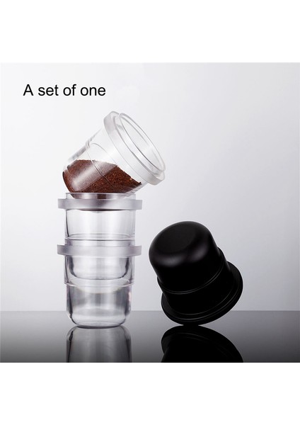 58.4mm Dozaj Fincan Kahve Koklama Kupa Toz Besleyici Fit Alüminyum Espresso Makinesi Portafilter Kahve Sabotaj Araçları(A) (Yurt Dışından) fiyatları