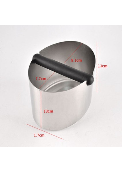 Paslanmaz Çelik Kahve Knock Box Anti Kahve Öğütme Çöp Kutusu Çöp Kutusu Barista Için Ayrılabilir Knock Bar ile (Yurt Dışından) fırsatları