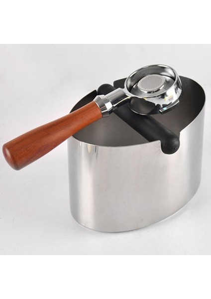Paslanmaz Çelik Kahve Knock Box Anti Kahve Öğütme Çöp Kutusu Çöp Kutusu Barista Için Ayrılabilir Knock Bar ile (Yurt Dışından) indirimleri