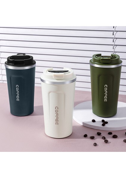 Kahve Için 510ML Akıllı Sıcaklık Şişesi LED Sıcaklık Göstergesi Termal Kupa Yalıtımlı Fincan Yeşil (Yurt Dışından) fırsatları