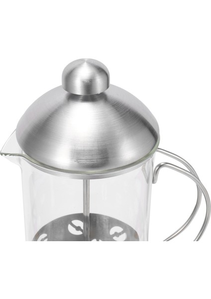 Paslanmaz Çelik Cam Fransız Basın Kahve Fincanı Çay Makinesi Cafetiere Filtre Mutfak Aracı 600 ml (Yurt Dışından) indirimleri